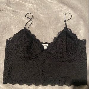 Black Lace Garage Top